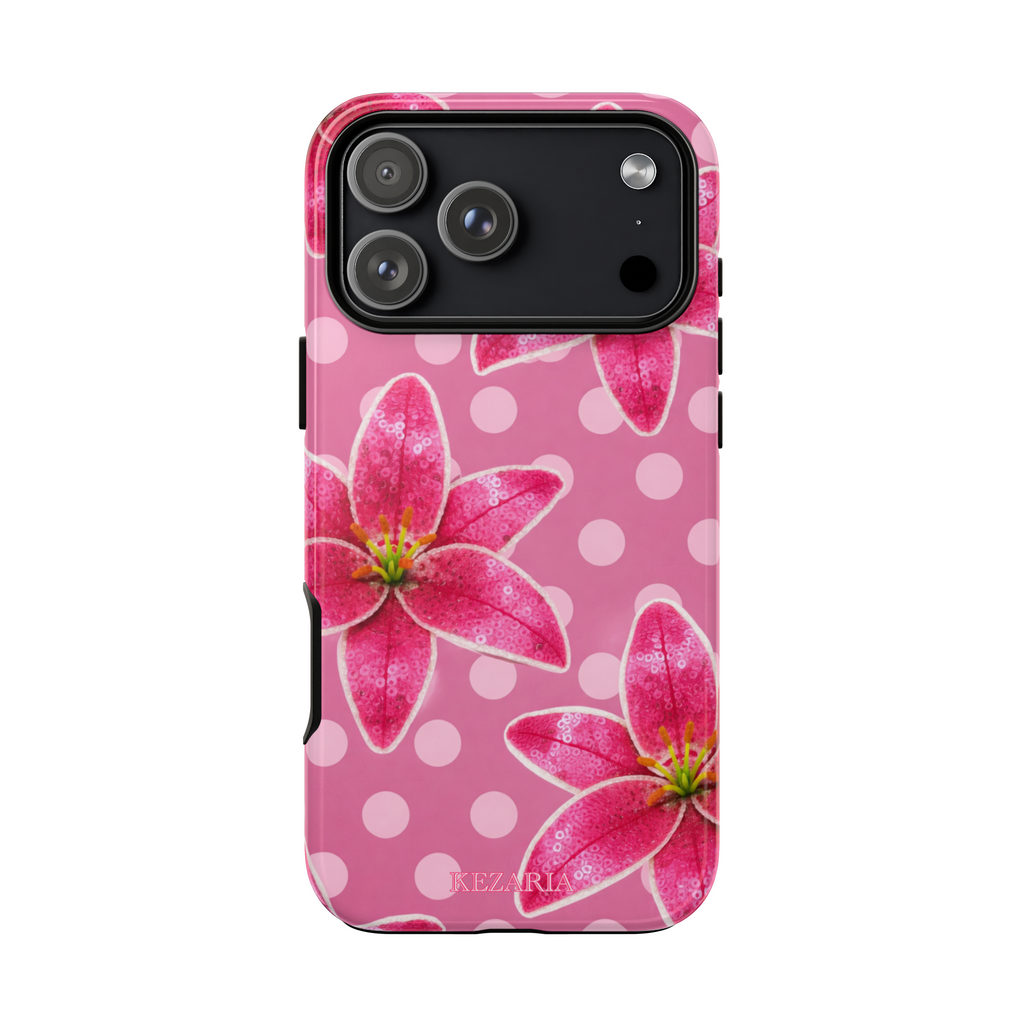 Pink blossom armoured case
