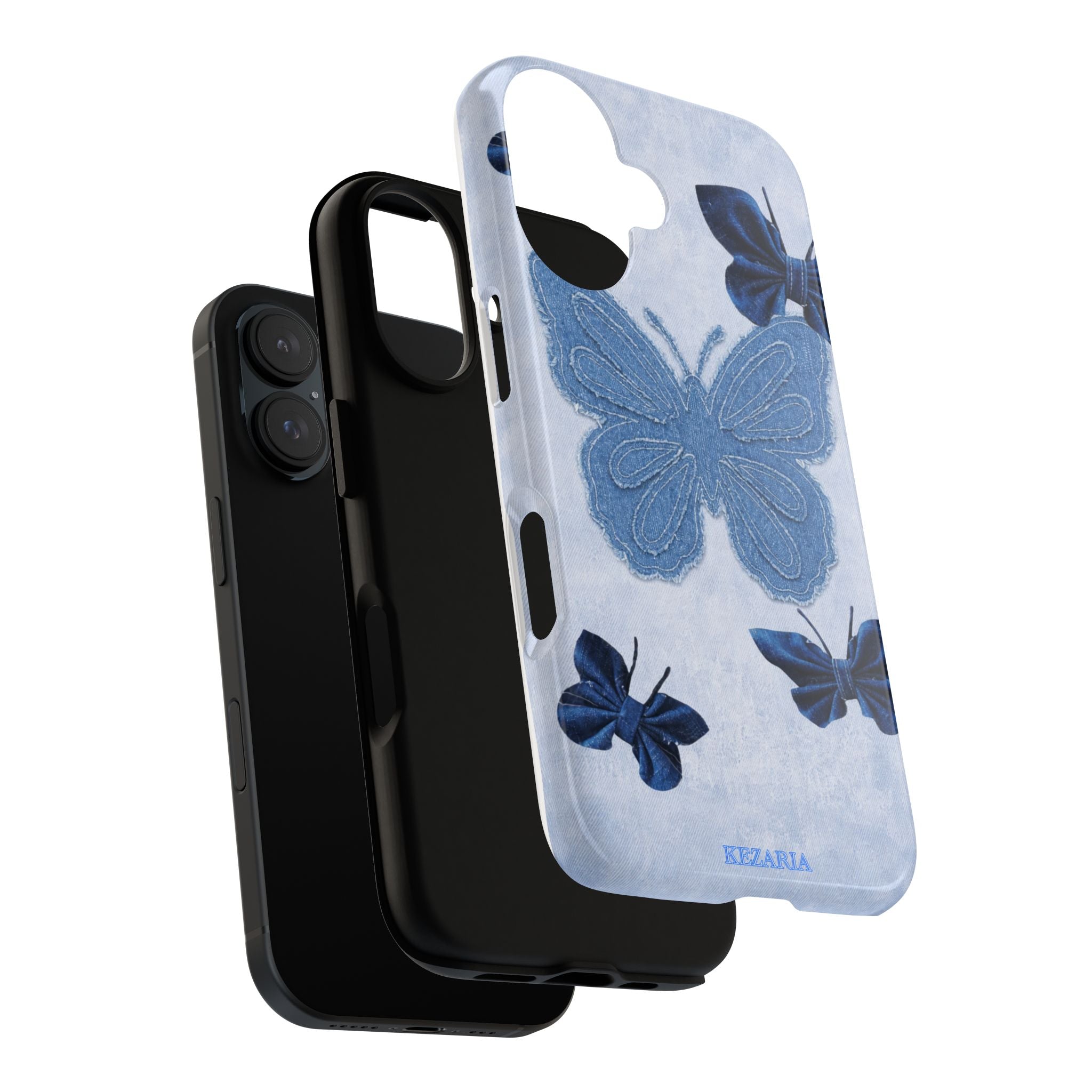 Denim butterfly armoured case