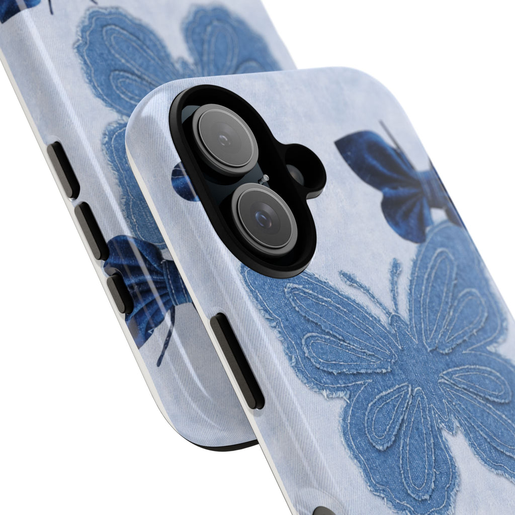 Denim butterfly armoured case