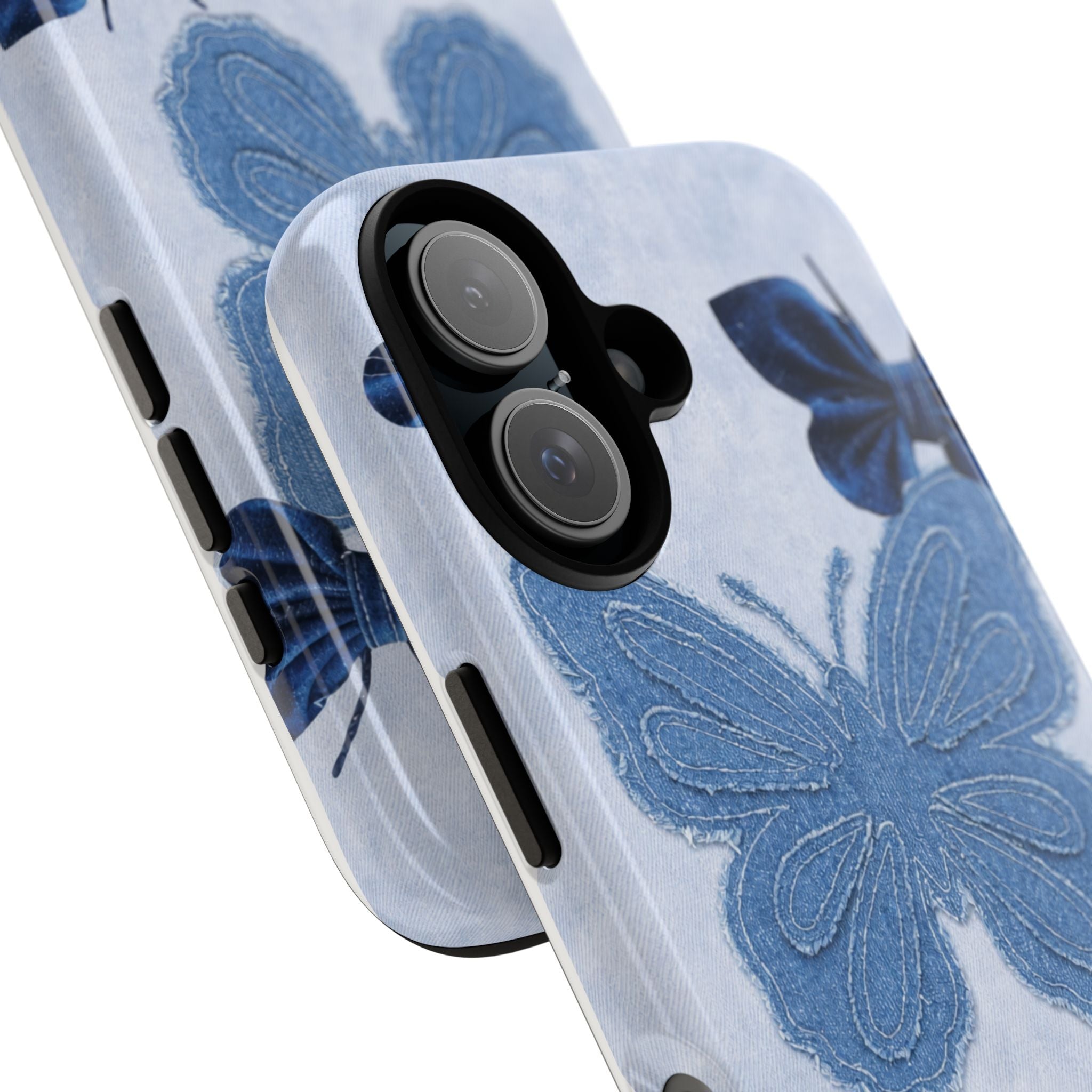 Denim butterfly armoured case
