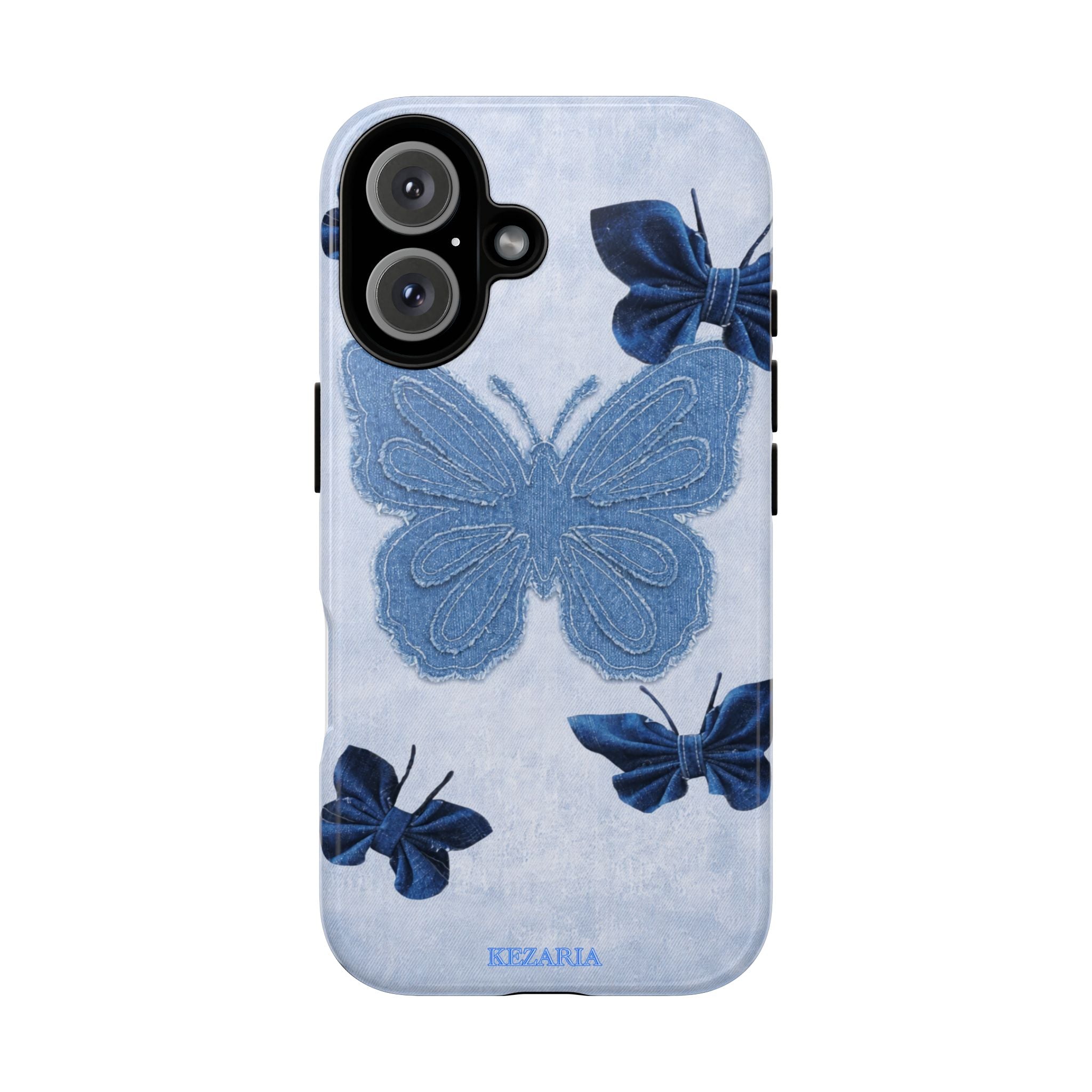 Denim butterfly armoured case